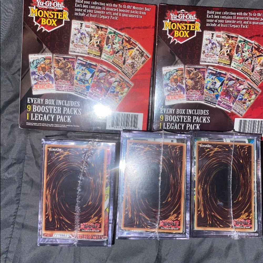 Yugioh Bundle Monster boxes x2 + Power Cubes x3 ALL FACTORY SEALED BRAND NEW